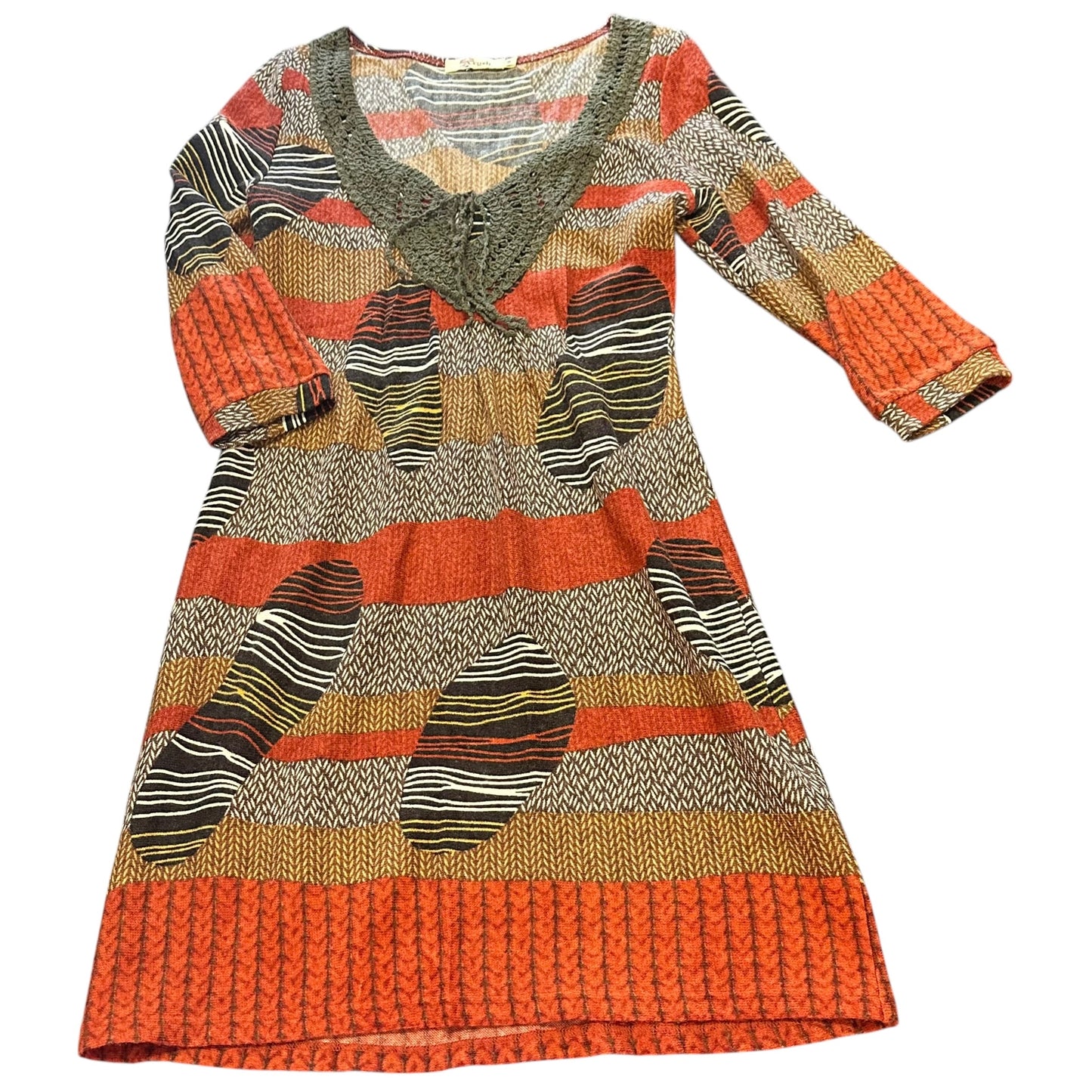 ARYEH RETRO COLORFUL DRESS Y2K 100 MEDIUM