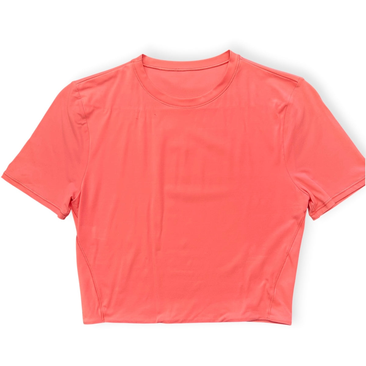 LULULEMON CORAL CROPPED SHIRT 122 SZ 0