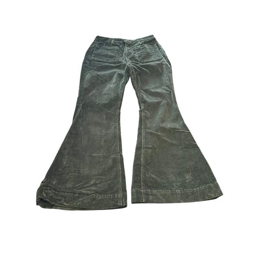A. LOVES A DARK GREEN CORDUROY PANTS 100 SZ 12