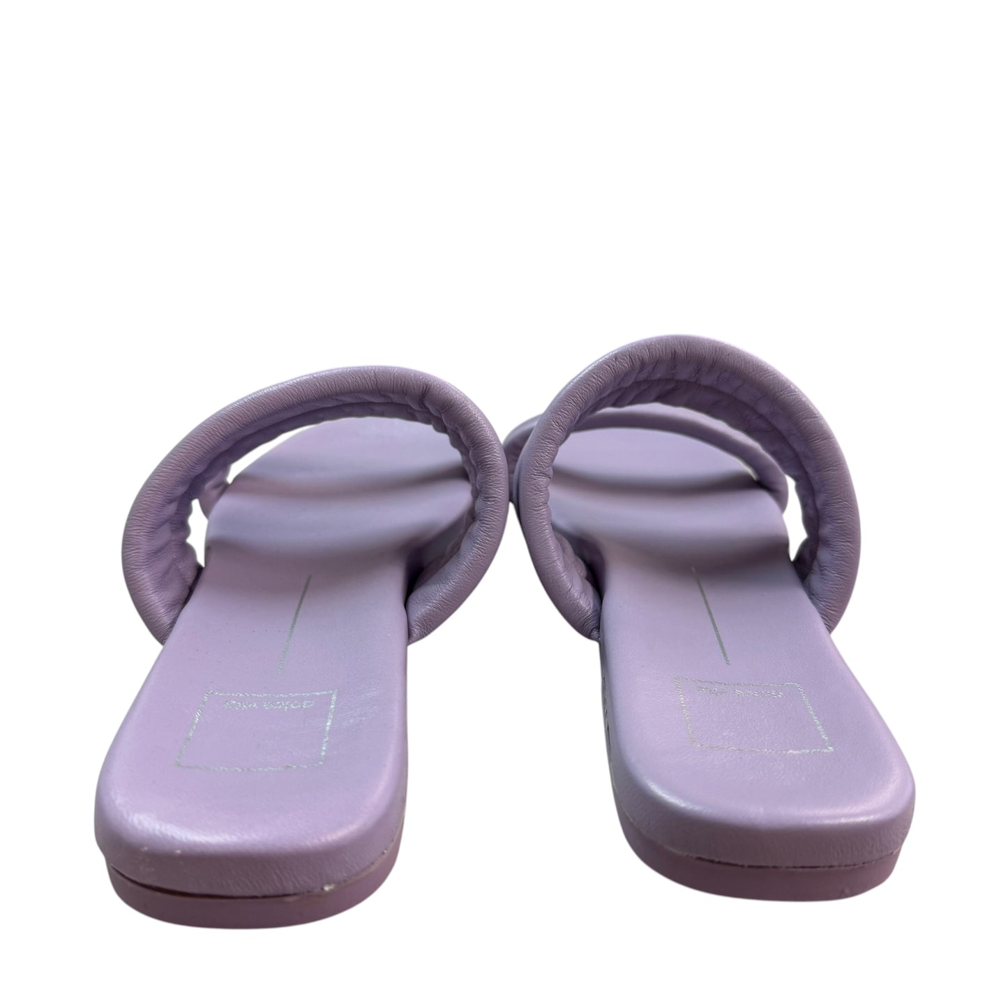 DOLCE VITA DOUBLE STRAP PURPLE FLAT SANDALS 123 SZ 10