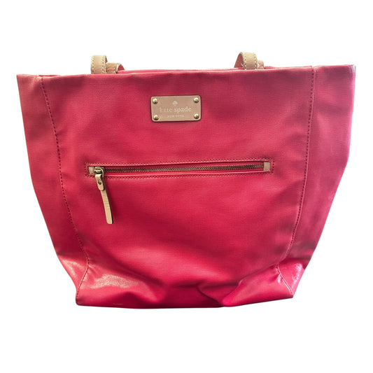 KATE SPADE PINK KERRYN TOTE GUC 258 *DISCOLORTATION