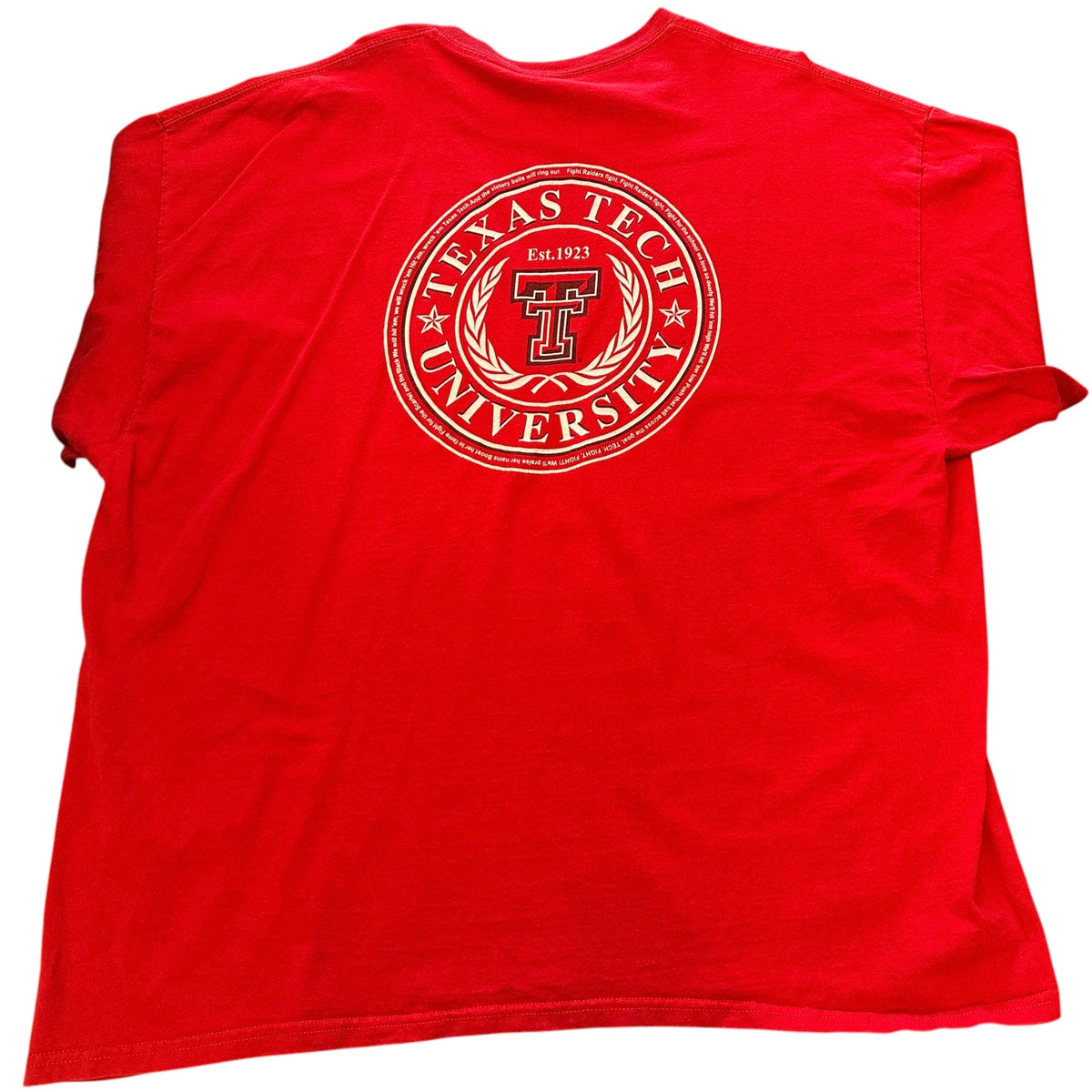 GILDEN ULTRA COTTON RED TEXAS TECH T-SHIRT 84 3X