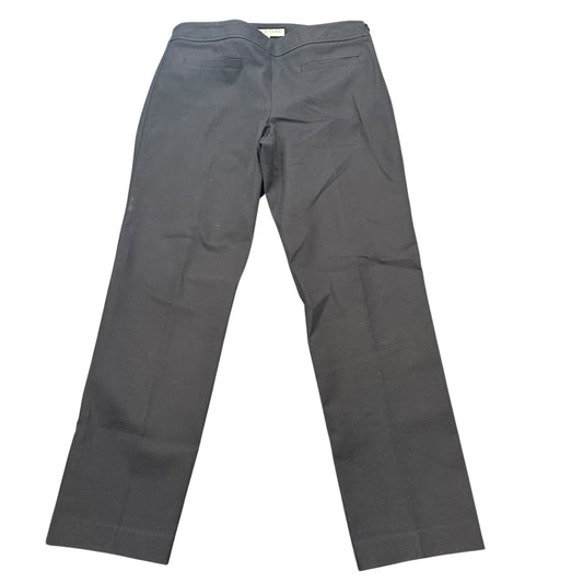 TRINA TURK BLACK TROUSERS SIDE ZIP 255 SZ 8