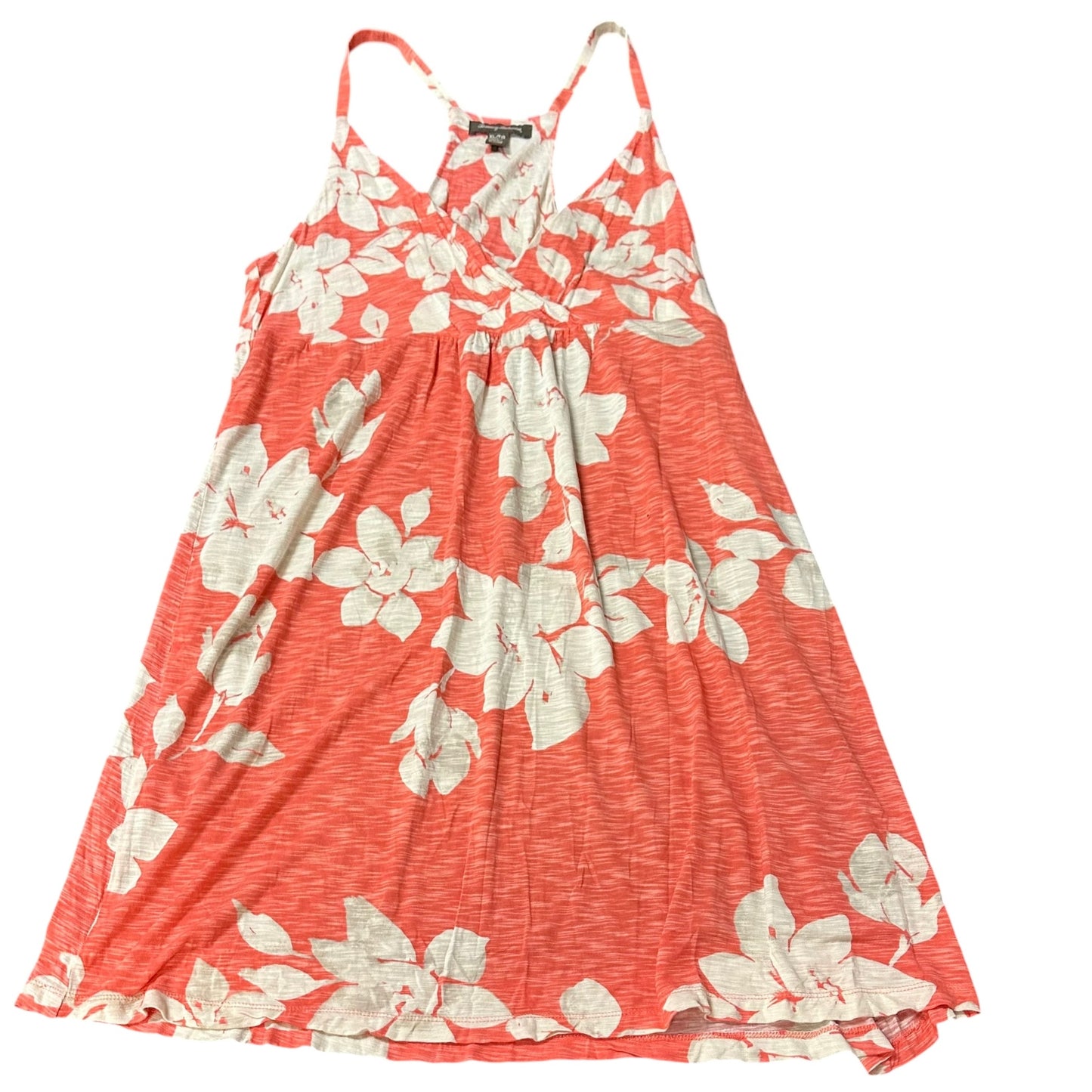 TOMMY BAHAMA CORAL TAN TROPICAL DRESS 276 XL