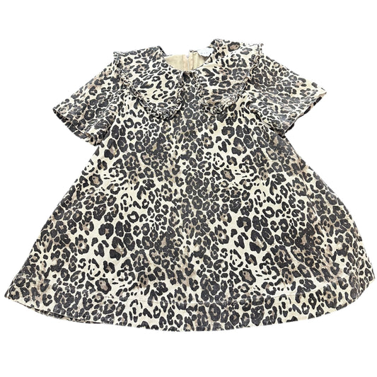 MABLE ANIMAL PRINT DENIM DRESS 100 SMALL