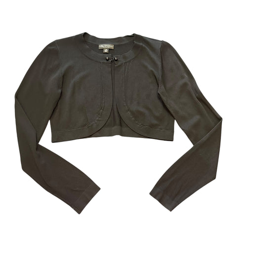 IN STUDIO BLACK CROPPED CARDIGAN 100 Sz 10P