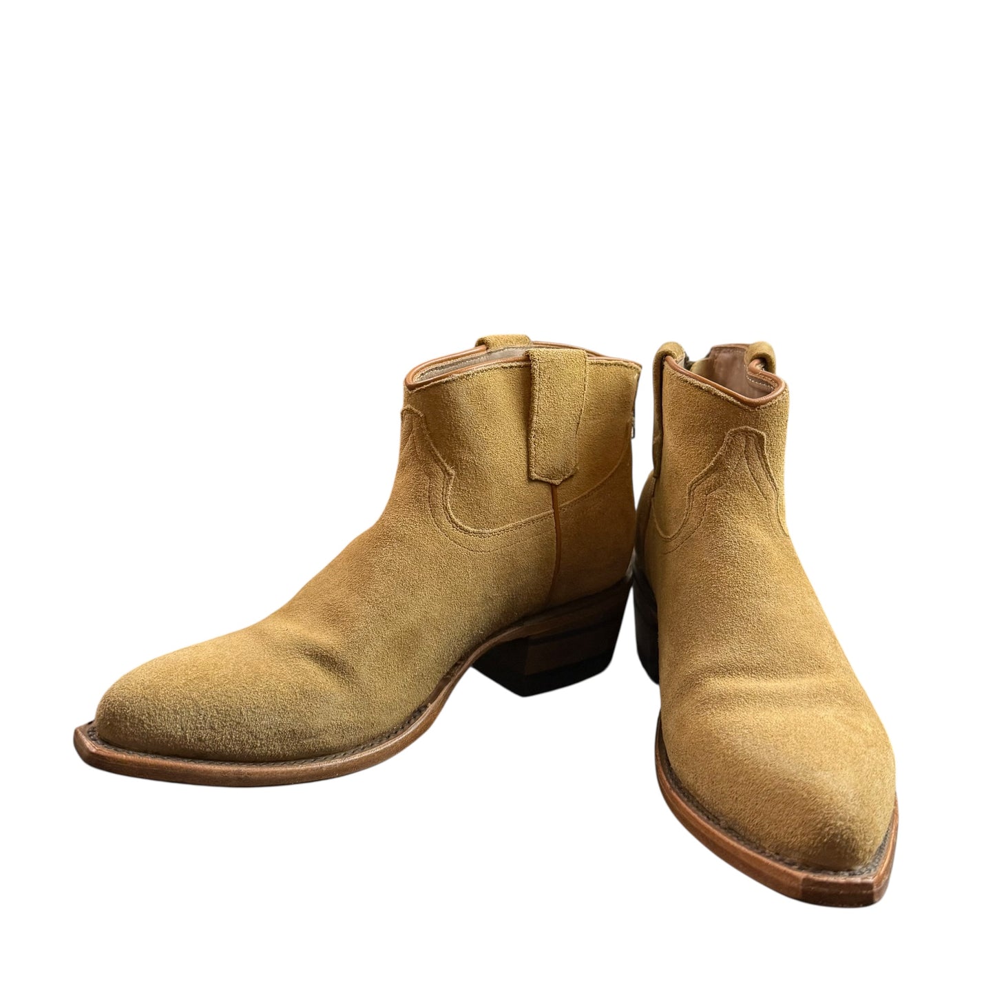 ALVIES THE STASSNEY SUEDE LEATHER BOOTS 249 SZ 6B
