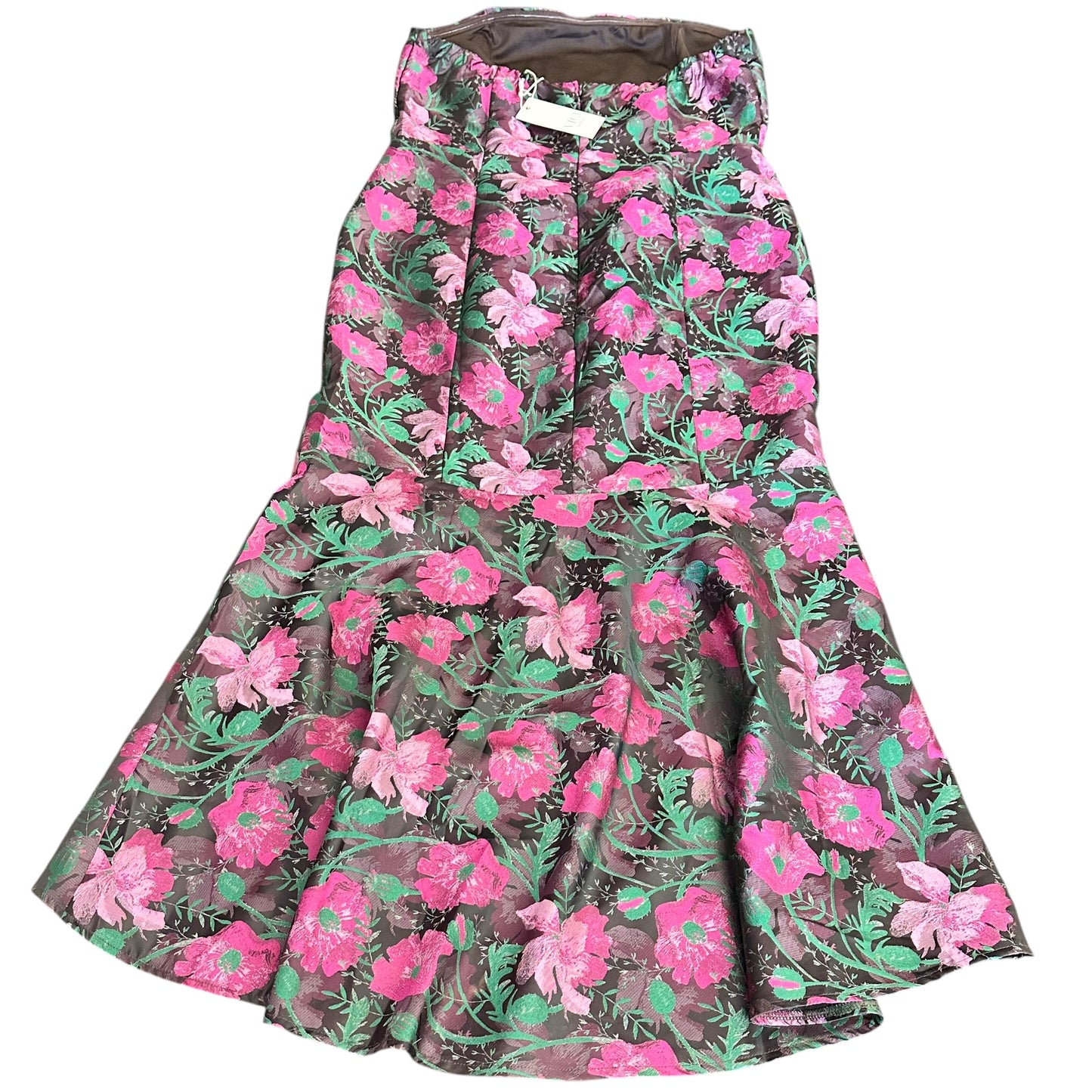 VICI FLORAL MERMAID MAXI STRAPLESS DRESS NWT 100 XL