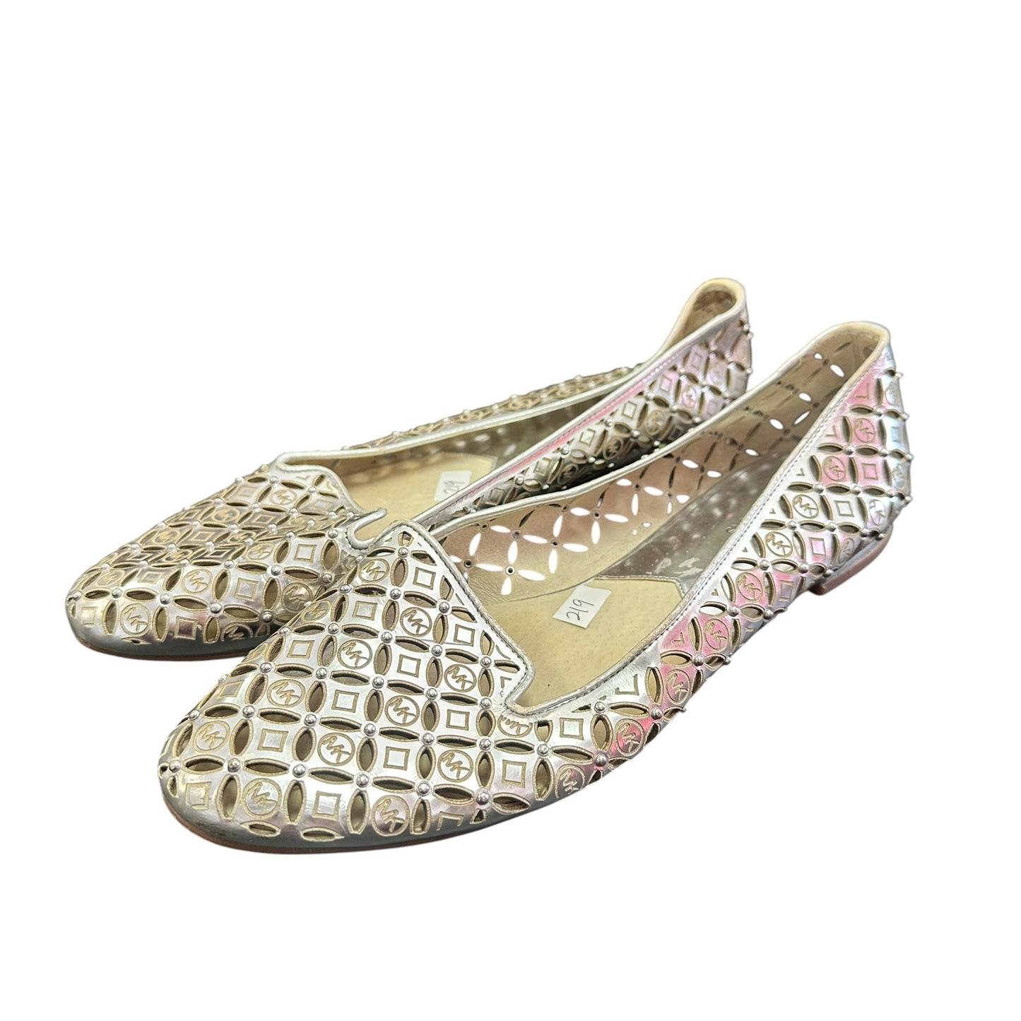 MK MICHEAL KORS SILVER FLATS 219 SZ 9