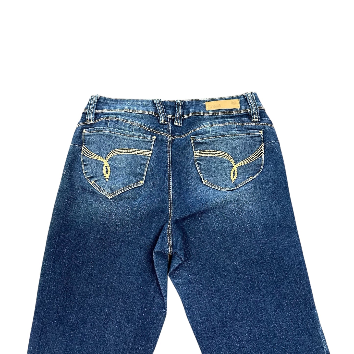 YMI WANNABETTABUTT SKINNY BLUE JEANS MID RISE 92 SZ 5