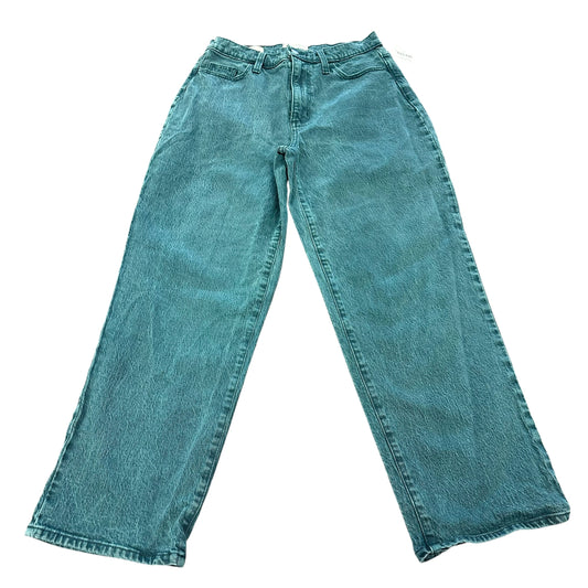 UNIVERSAL THREADS GREEN VINTAGE STRAIGHT JEANS Sz 0/25