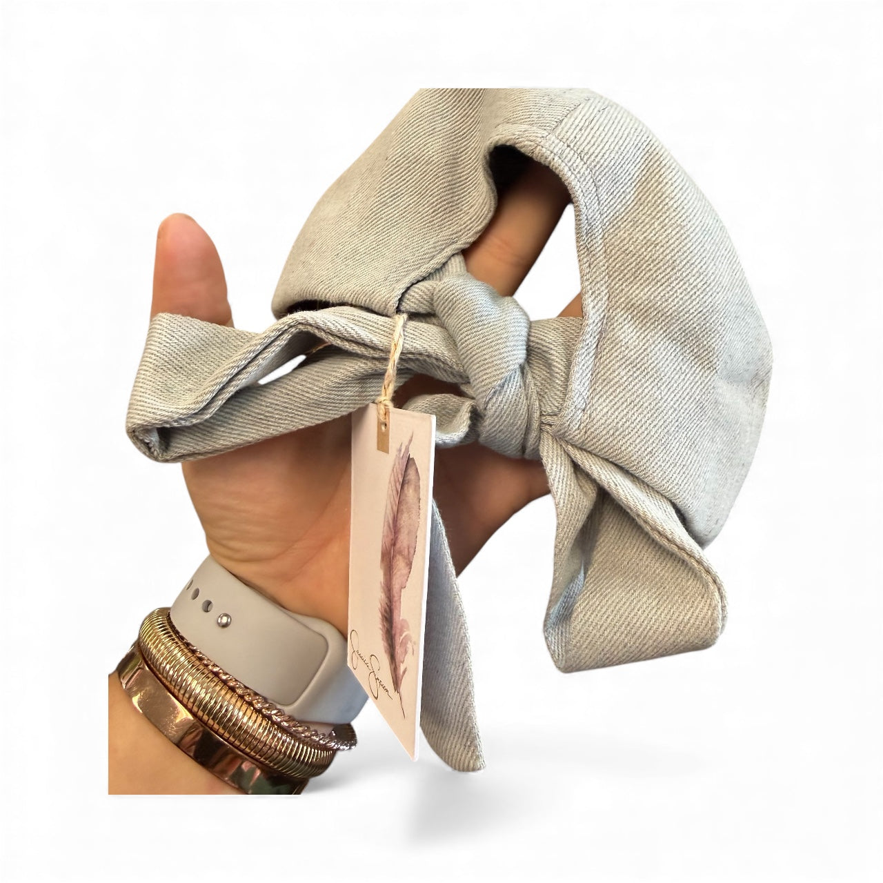 JESSICA SIMPSON GRAY CAP W BOW NWT 227