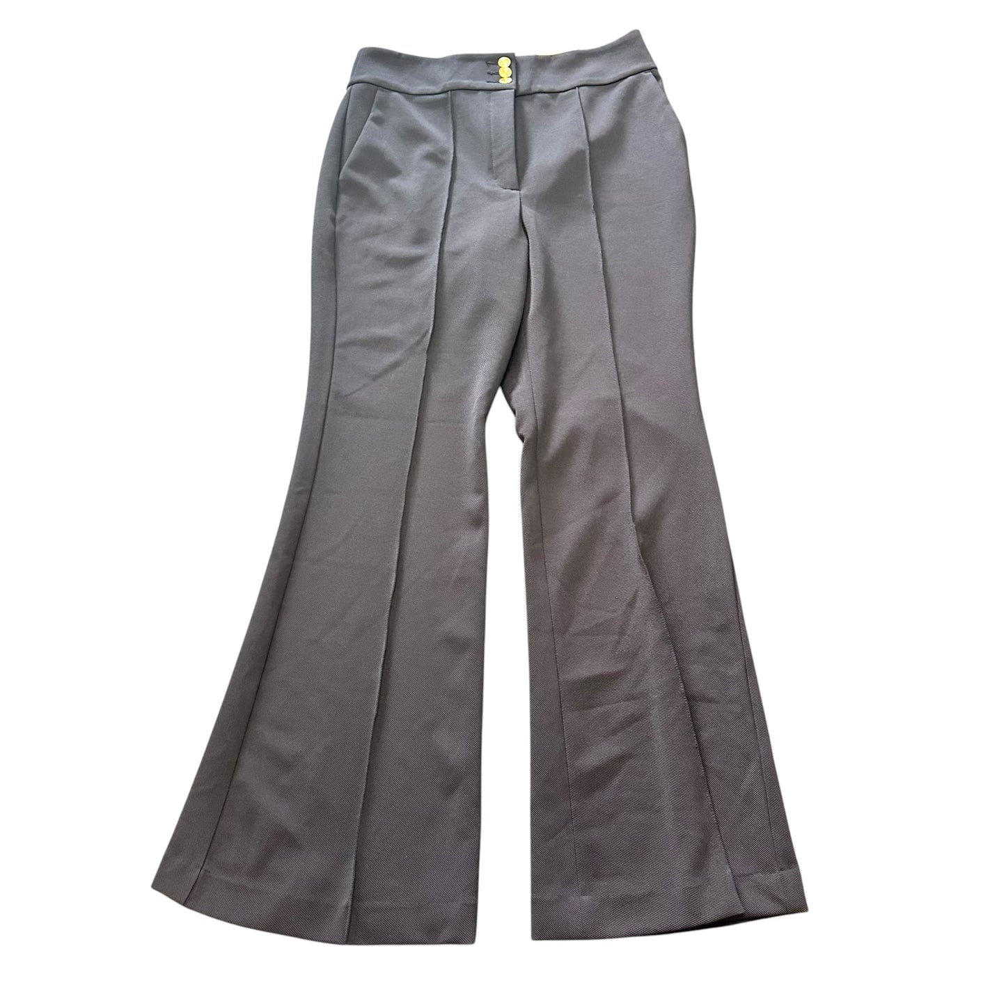 EXPRESS FLARE SUPER HIGH RISE NAVY PANTS 100 10S