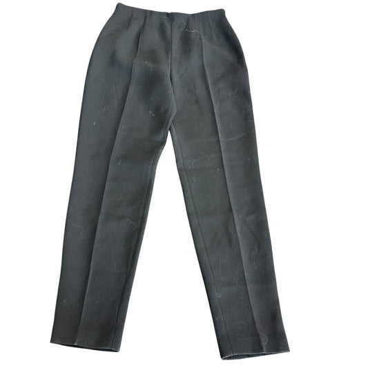 ESCADA BLACK PANTS WOOL 100 SZ 2/4