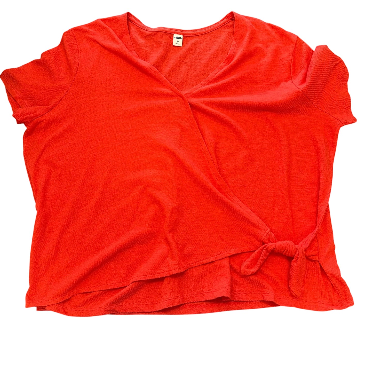 OLD NAVY SALMON WRAP SHIRT 100 XXL