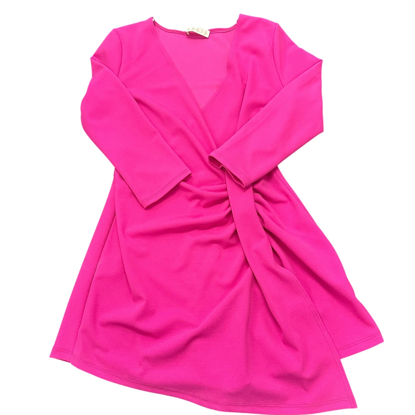 KARLIE PINK LONG SLEEVE ROMPER 100 MEDIUM