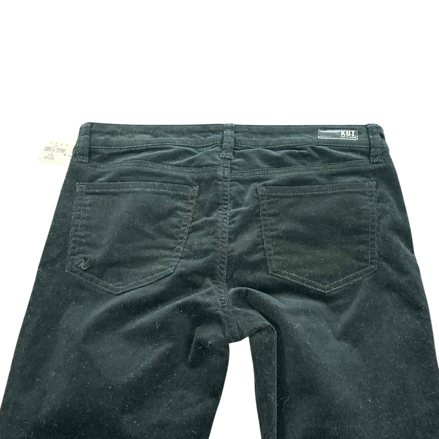 KUT FROM THE KLOTH BLACK CORDUROY PANTS 100 SZ 4