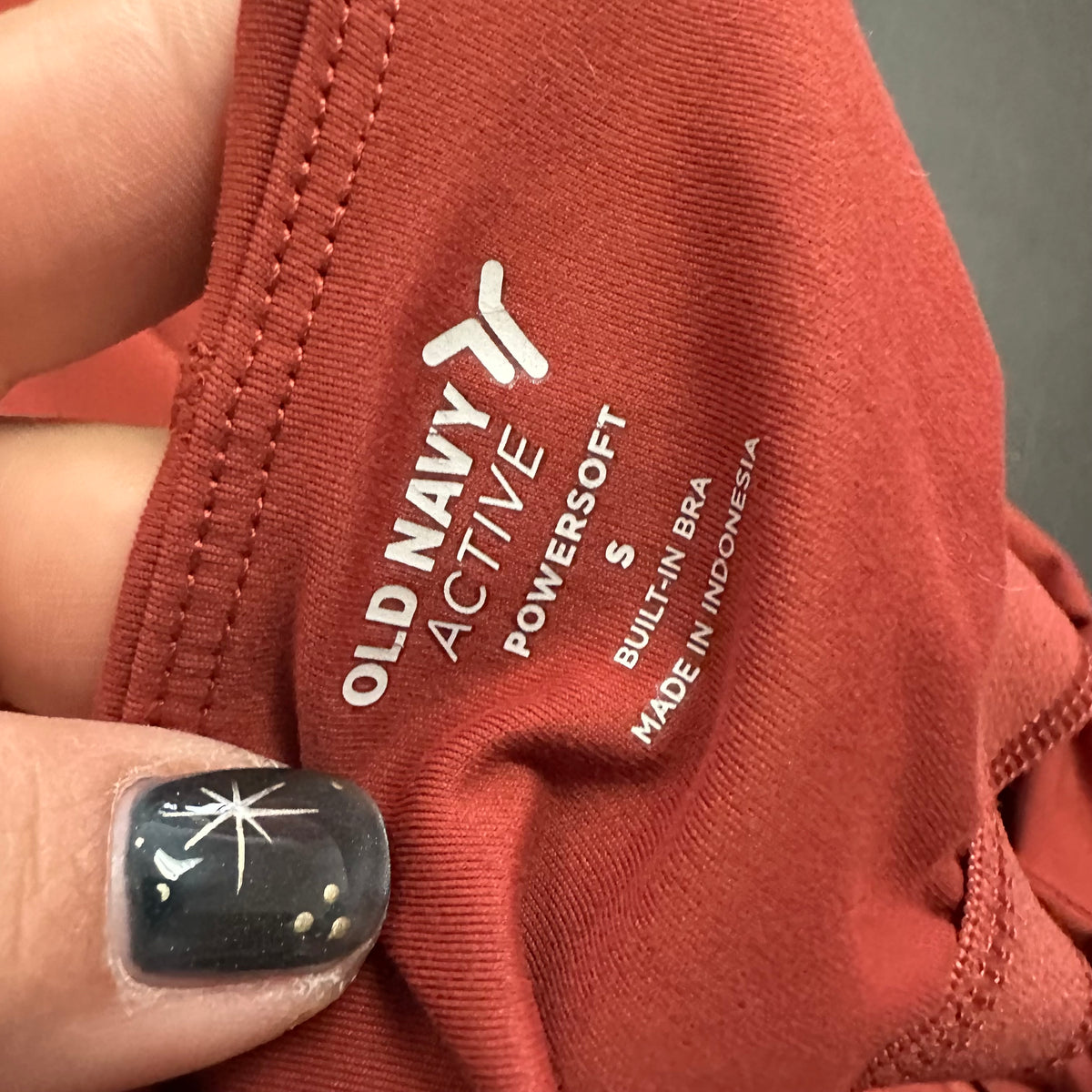 OLD NAVY ACTIVE POWERSOFT BRICK RED ATHLETIC DRESS 100 SMALL
