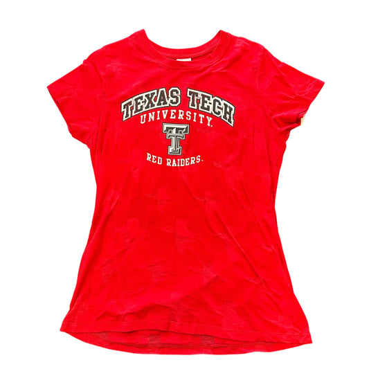 CREATIVE APPAREL TEXAS TECH UNIVERSITY RED TEE 244 LARGE
