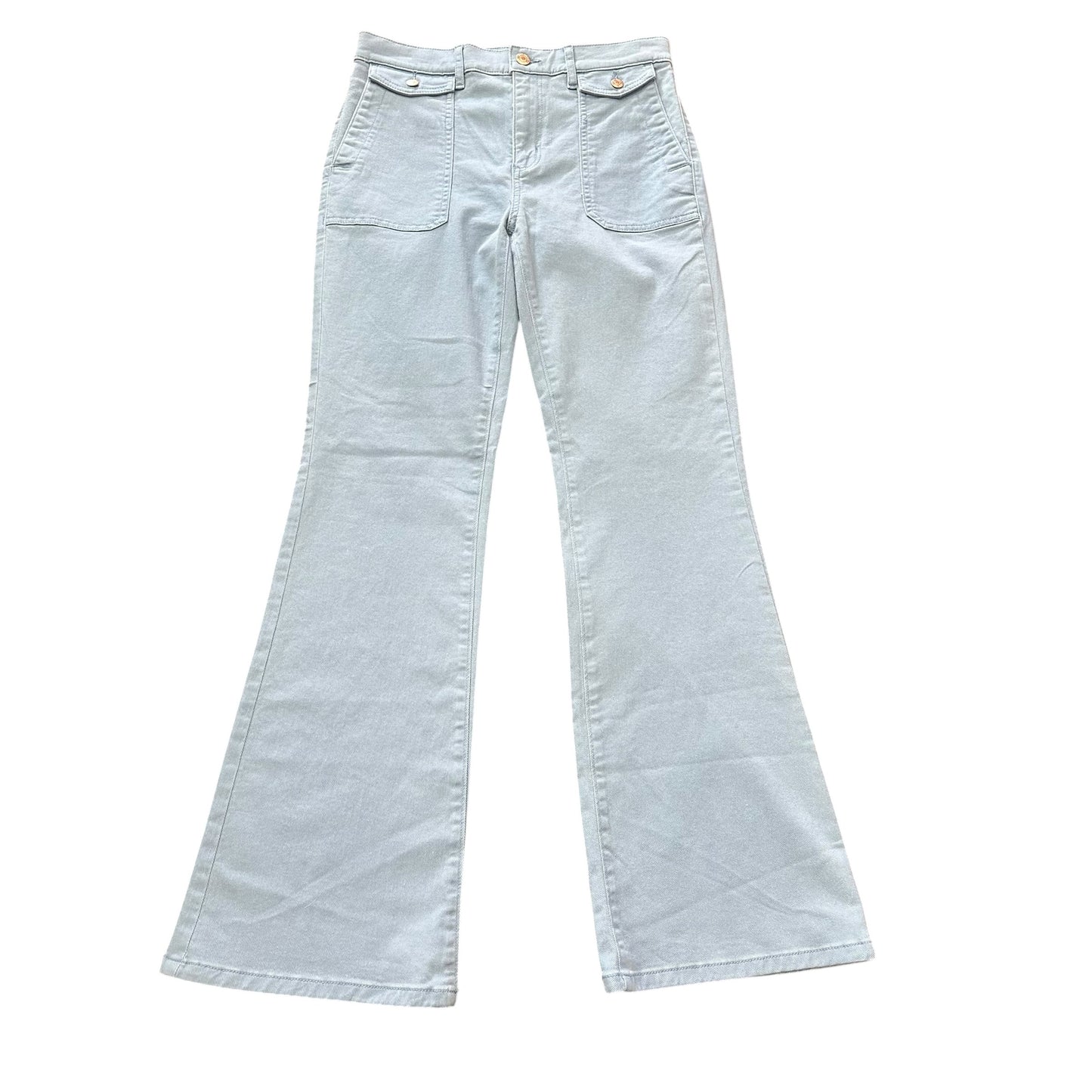LOFT BLUE THE SLIM FLARE HIGH RISE DENIM JEANS NWT 26 SZ 27