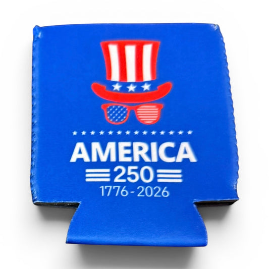 BLUE AMERICA 250th KOOZIE W SUNNIES 100