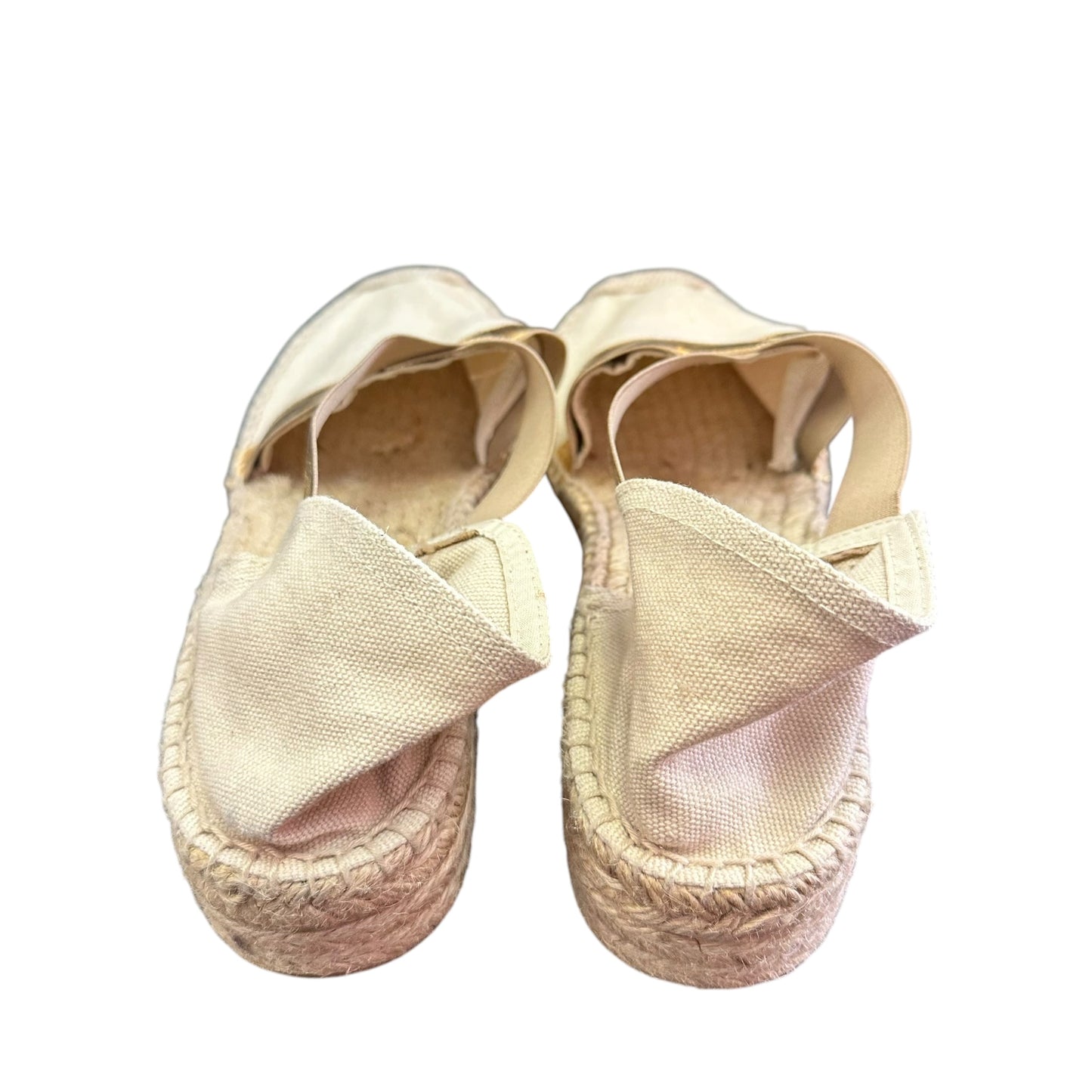 BETTYE MUELLER METALLIC GOLD ESPADRILLES FLAT SHOES 100 SZ 9