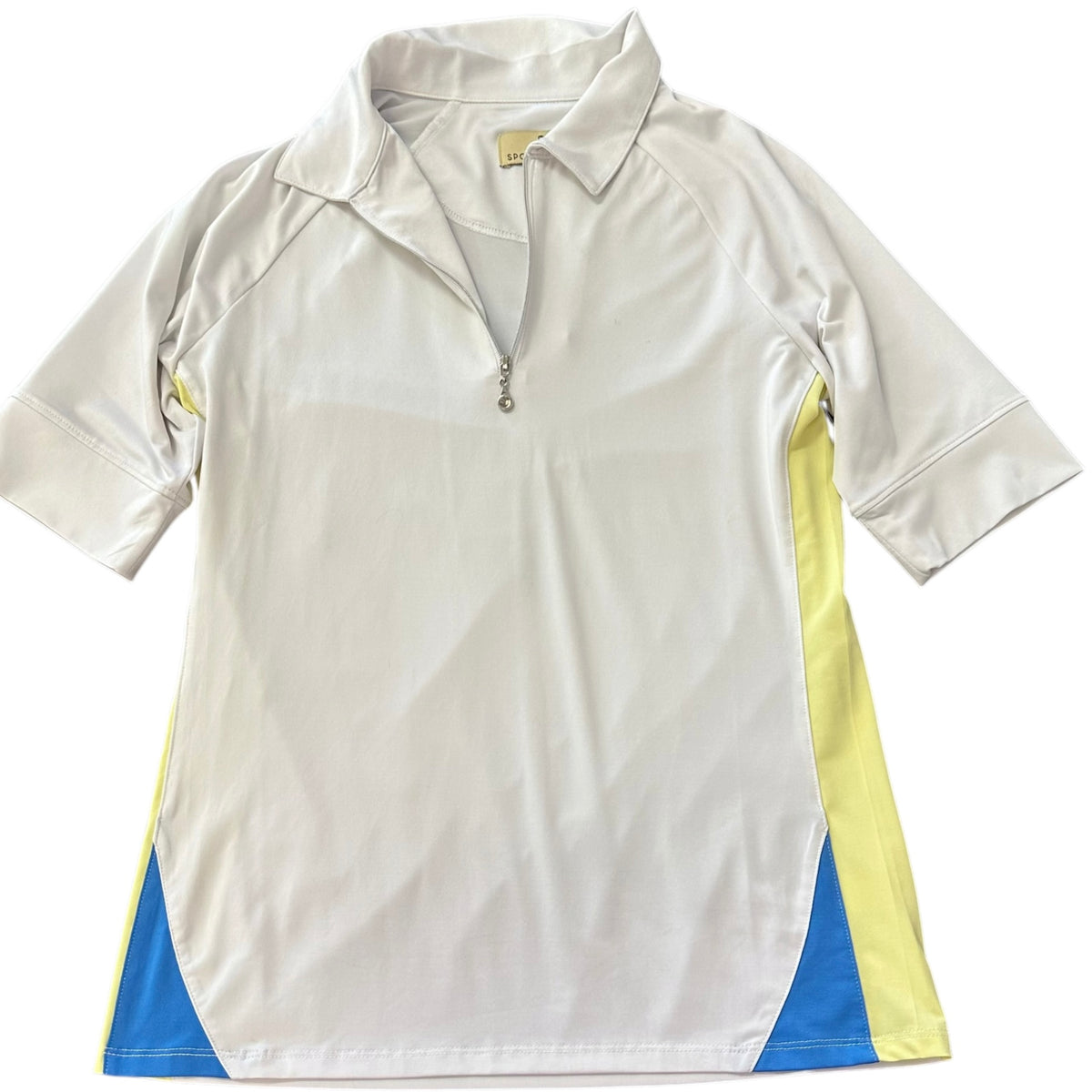 SPORT HALEY WHITE COLORBLOCK POLO 282 XS