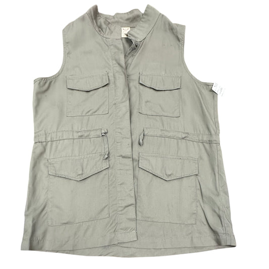 FADED GLORY GREEN UTILITY VEST 234 LARGE *SPOTS