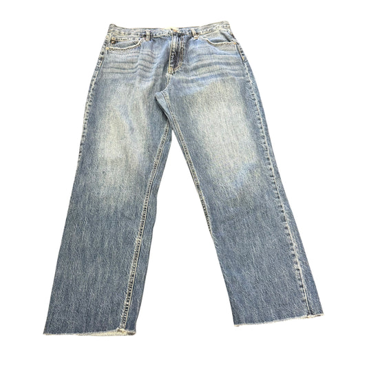 KANCAN HIGH RISE WIDE LEG BLUE DENIM JEANS 100 SZ 11/29