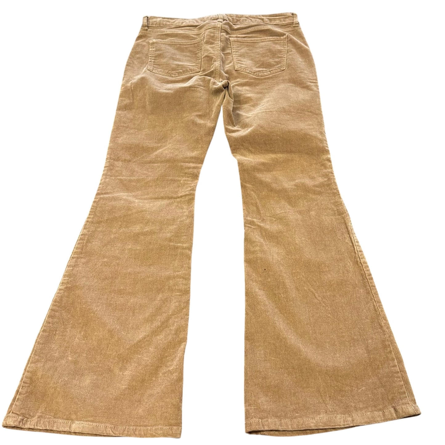 CELEBRITY PINK BROWN FLARE CORDUROY PANTS 8 Sz 11/30