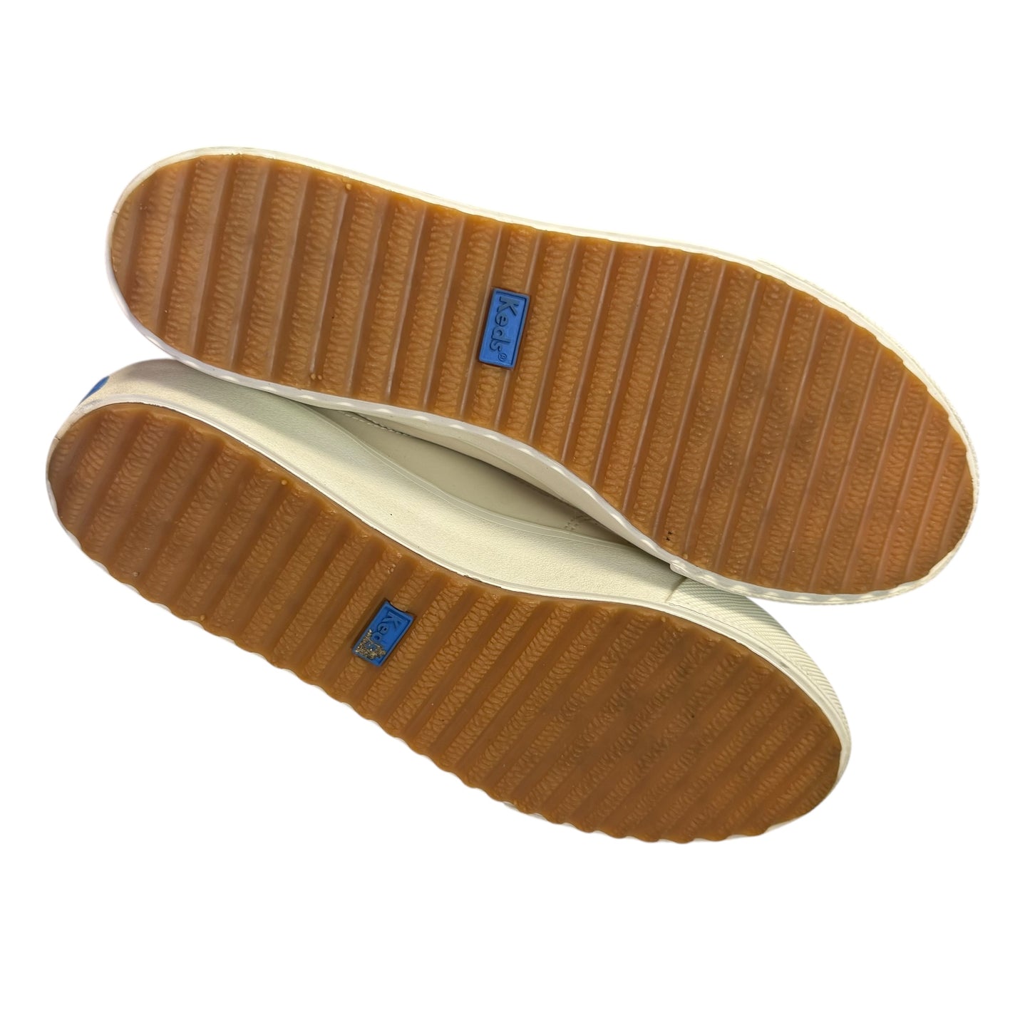 KEDS REMI LEATHER BEIGE SLIP ON SNEAKERS 58 NEW SZ 9