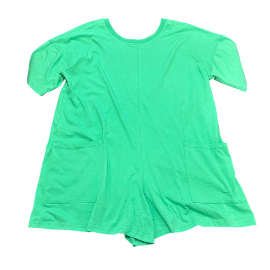 GREEN T-SHIRTS LOOSE FIT ROMPER NWOT 100 L/XL