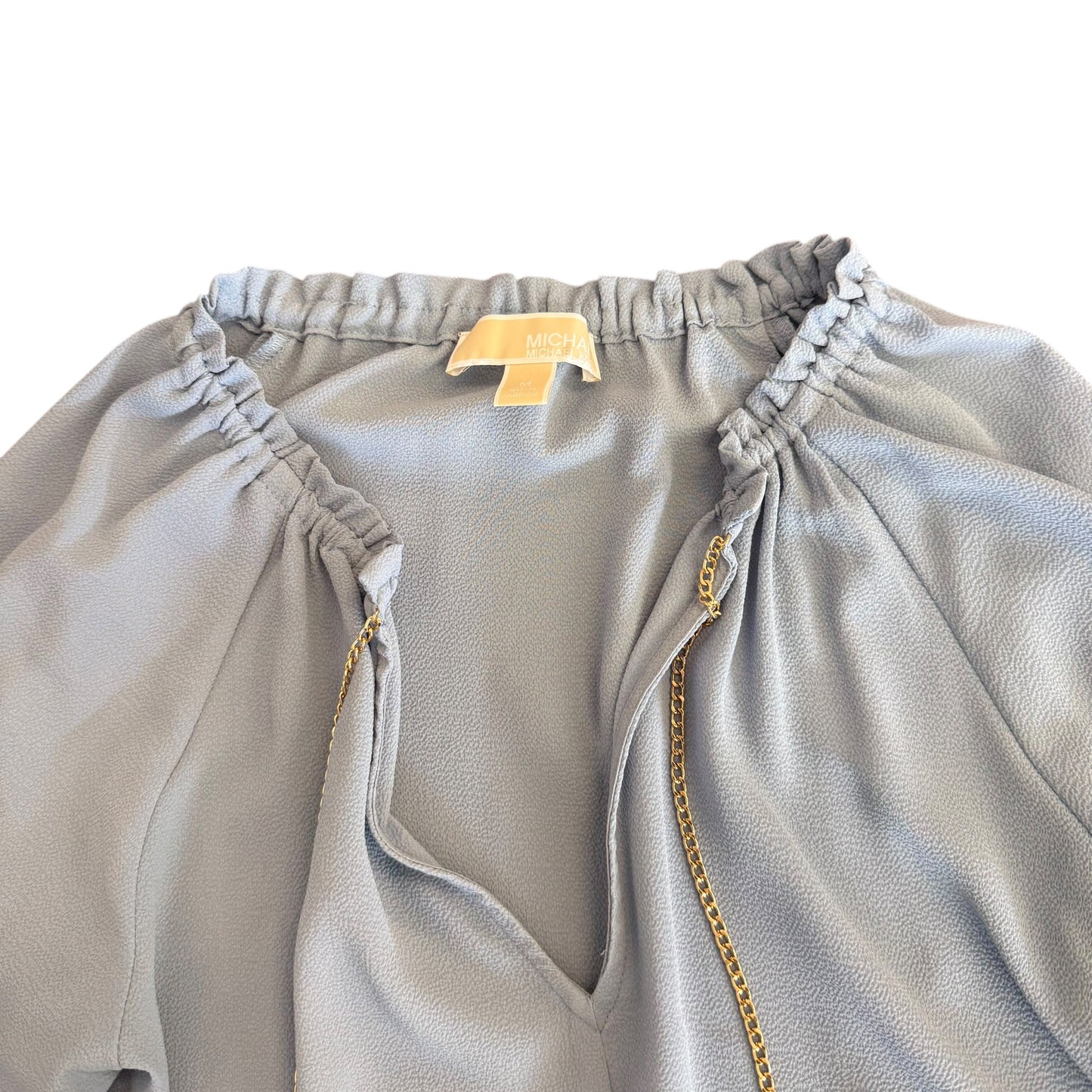 MICHAEL KORS LIGHT BLUE BLOUSE 100 MEDIUM