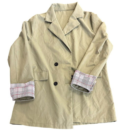 OLIVE GREEN OVERSIZED BLAZER 100 MEDIUM