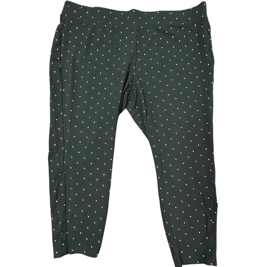 PHILOSOPHY BLACK PULL ON TROUSERS STUDDED 227 3X