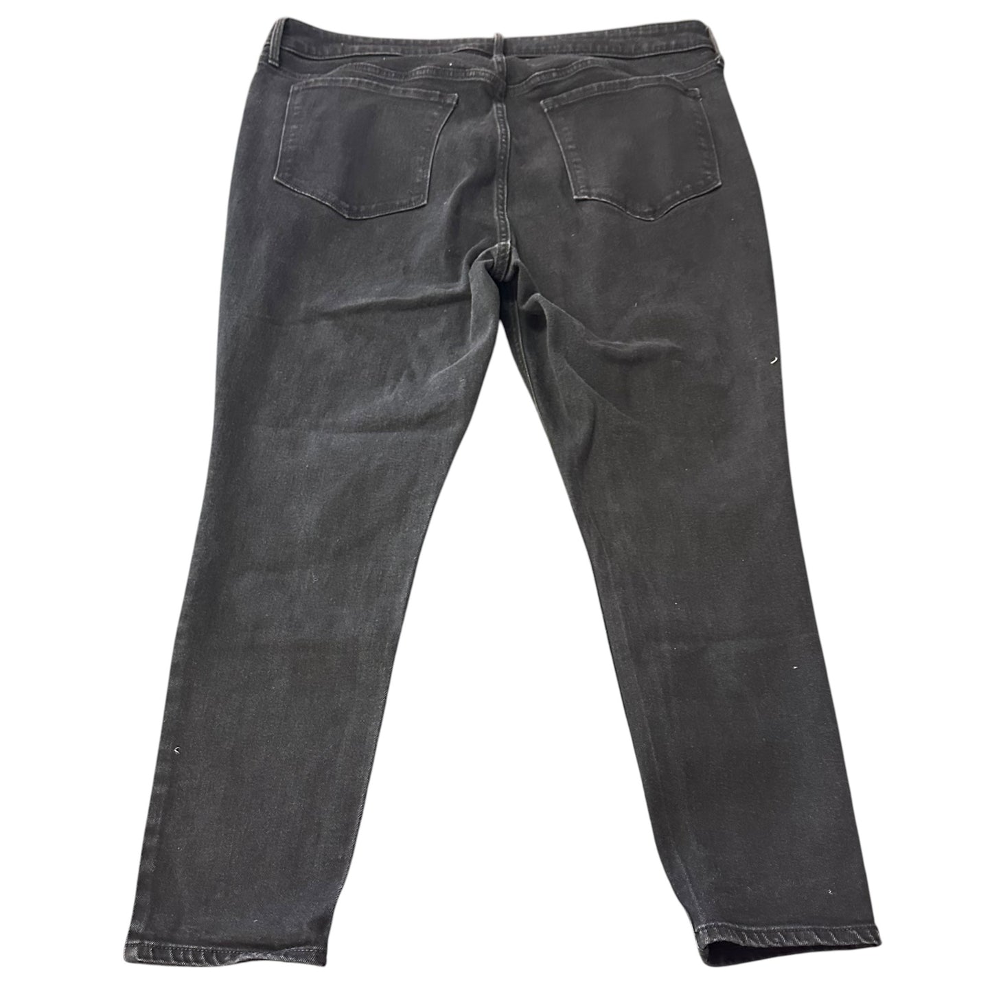 OLD NAVY BLACK HIGH RISE WOW SUPER SKINNY JEANS 57 SZ 18
