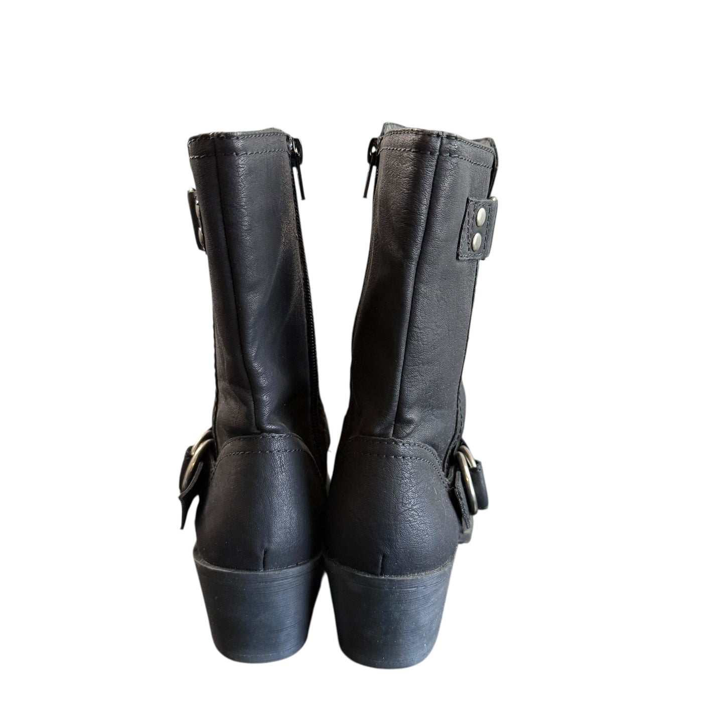 RAMPAGE BLACK MOTO BOOTS 91 NWOT SZ 6