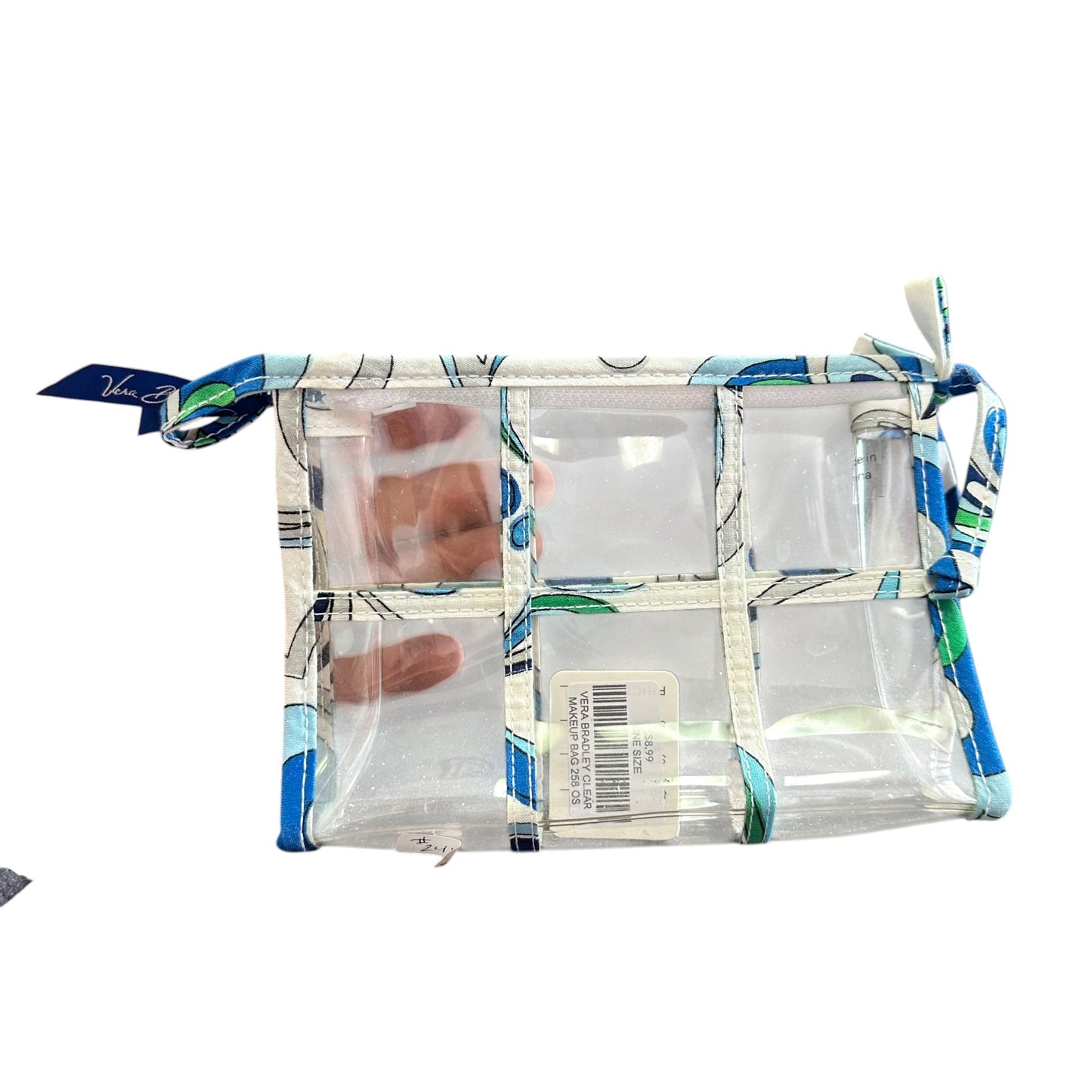 VERA BRADLEY CLEAR MAKEUP BAG 258 OS