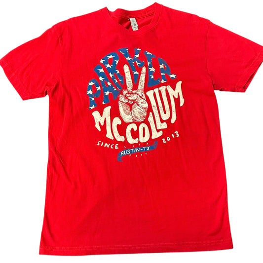 PARKER MCCOLLUM RED 4TH OF JULY TSHIRT 100 SMALL