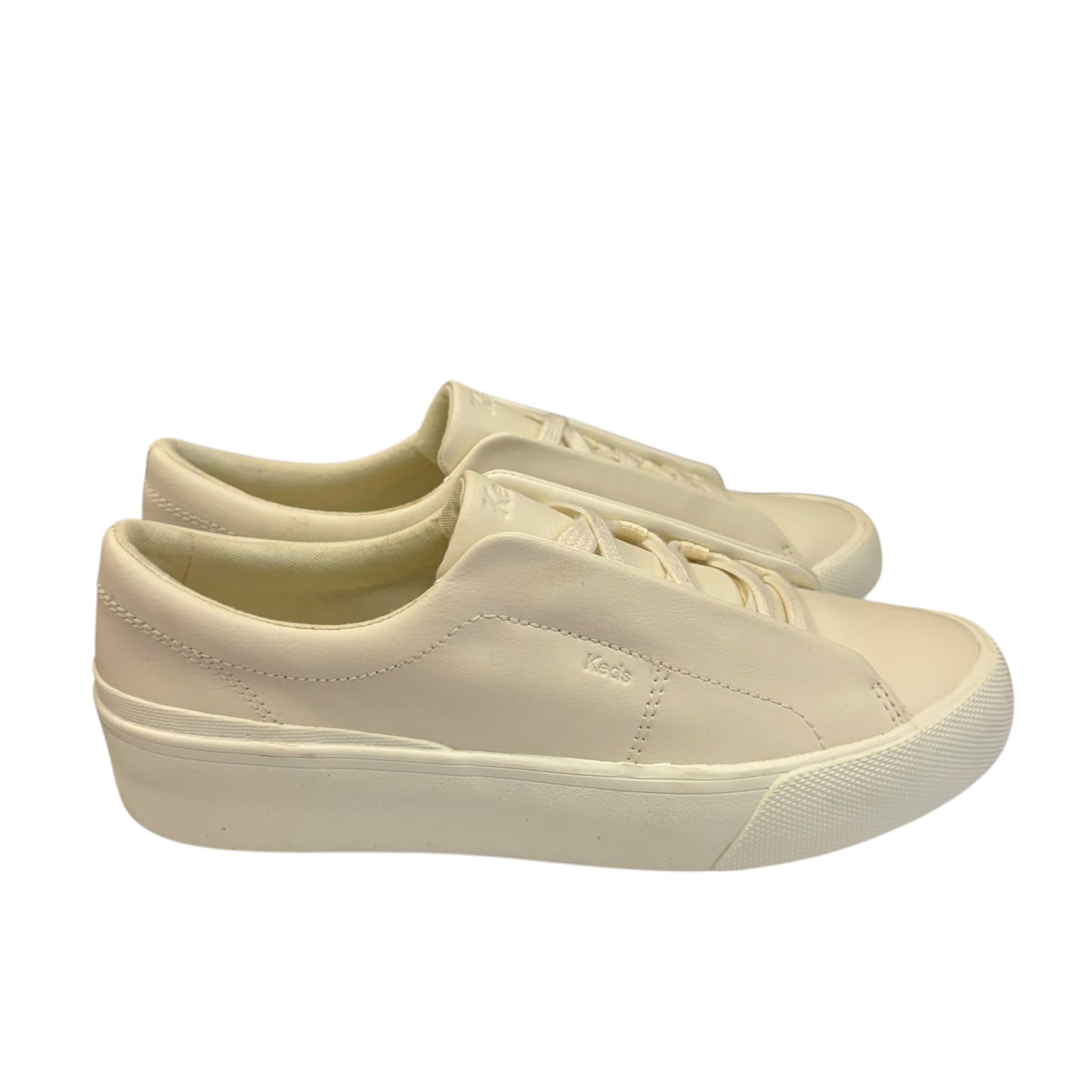 KEDS REMI LEATHER BEIGE SLIP ON SNEAKERS 58 NEW SZ 9