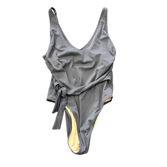 SHADE & SHORE NAVY ONE PC SWIMSUIT 143 LARGE
