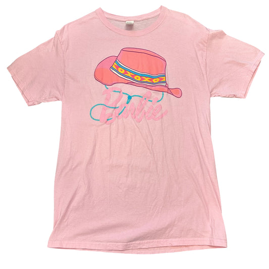 BARBIE WESTERN COWBOY TSHIRT 100 MEDIUM