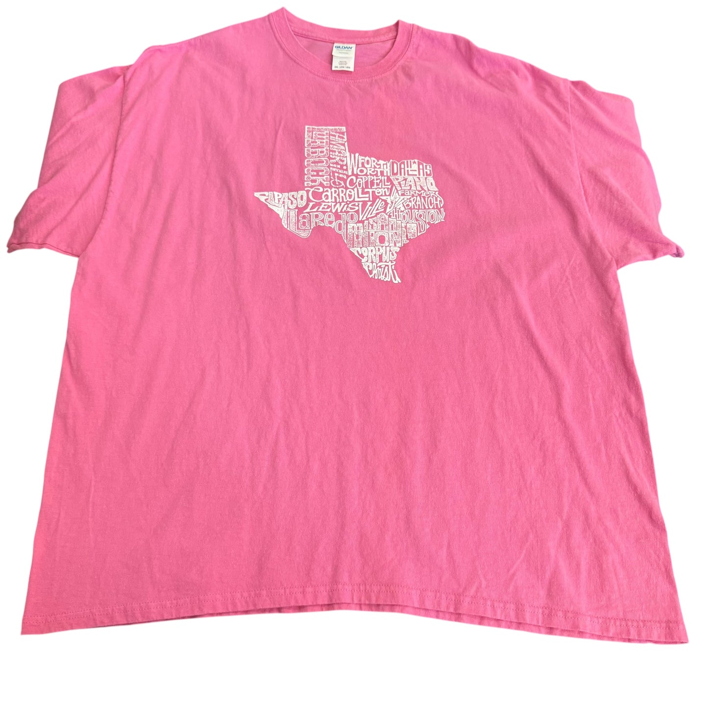 PINK TEXAS GRAPHIC TSHIRT 257 2X