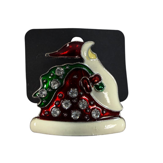 CHRISTMAS LAPEL PIN SANTA HAT