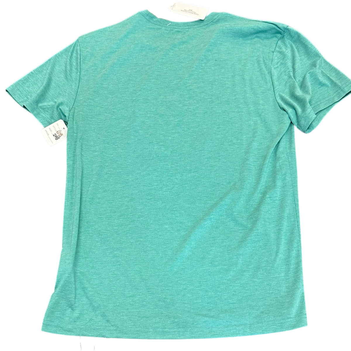 TWO 2 FLY TURQUOISE TEE PINK HORSE NWT 298 MEDIUM