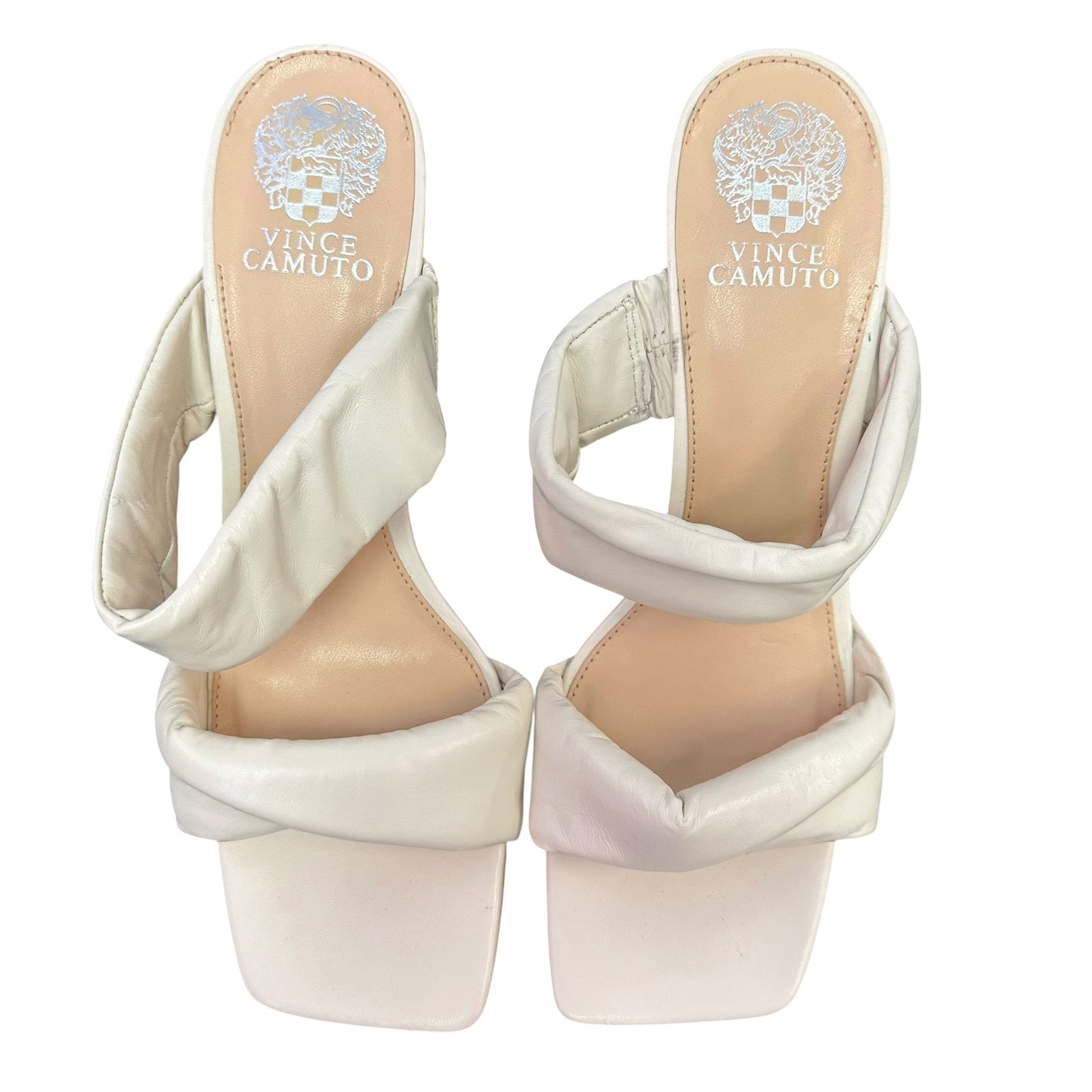 VINCE CAMUTO BEIGE HEELS BRISETTE NEW 54 SZ 10