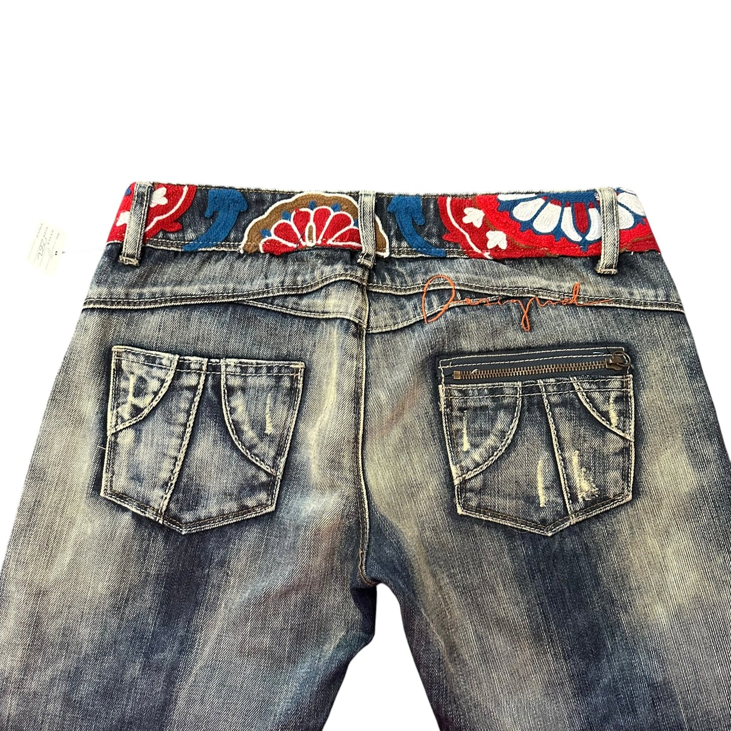 DESIGUAL LOW RISE DENIN BLUE JEANS 272 SZ 6