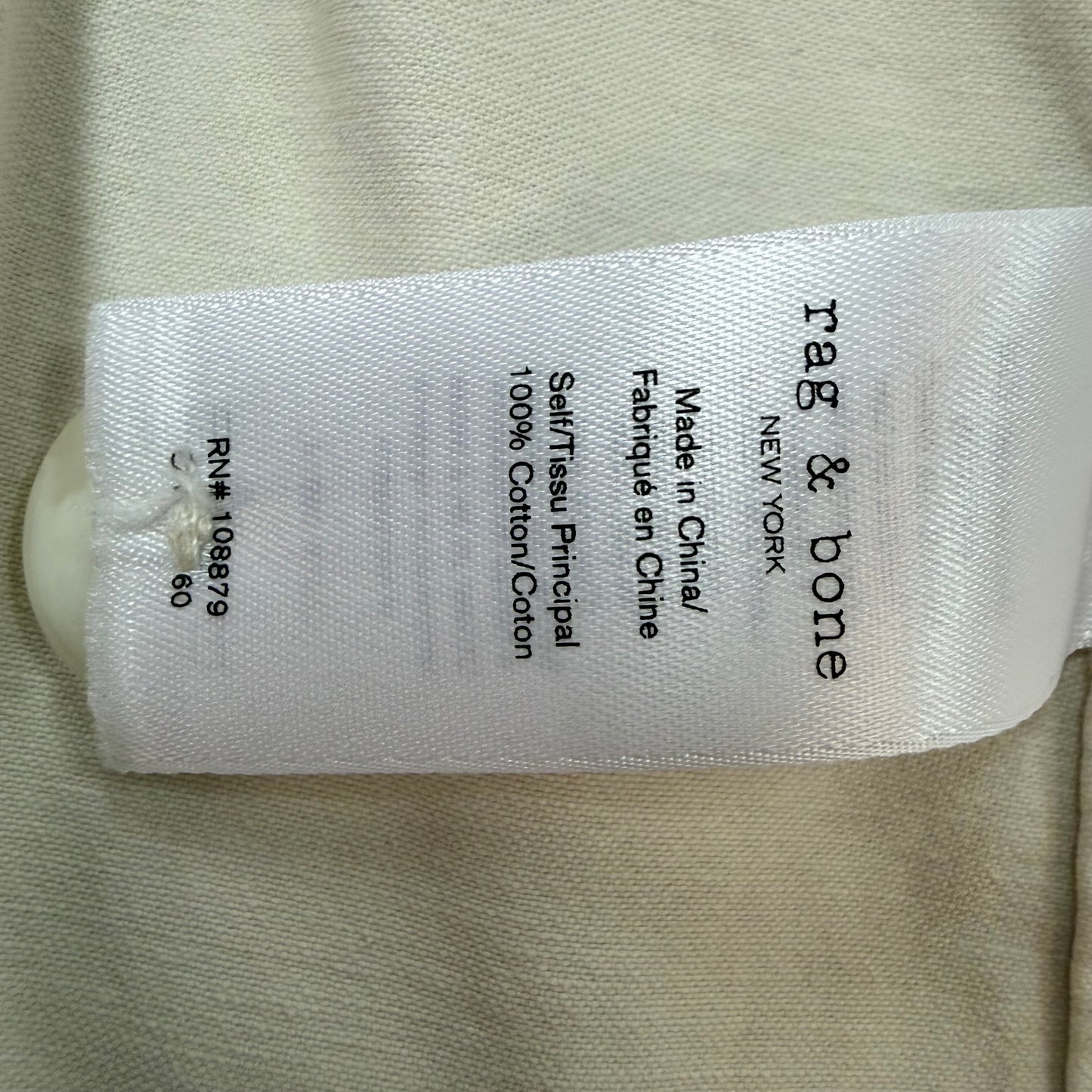 RAG & BONE PHARA FIELD UTILITY JACKET OFF WHITE 100 XS