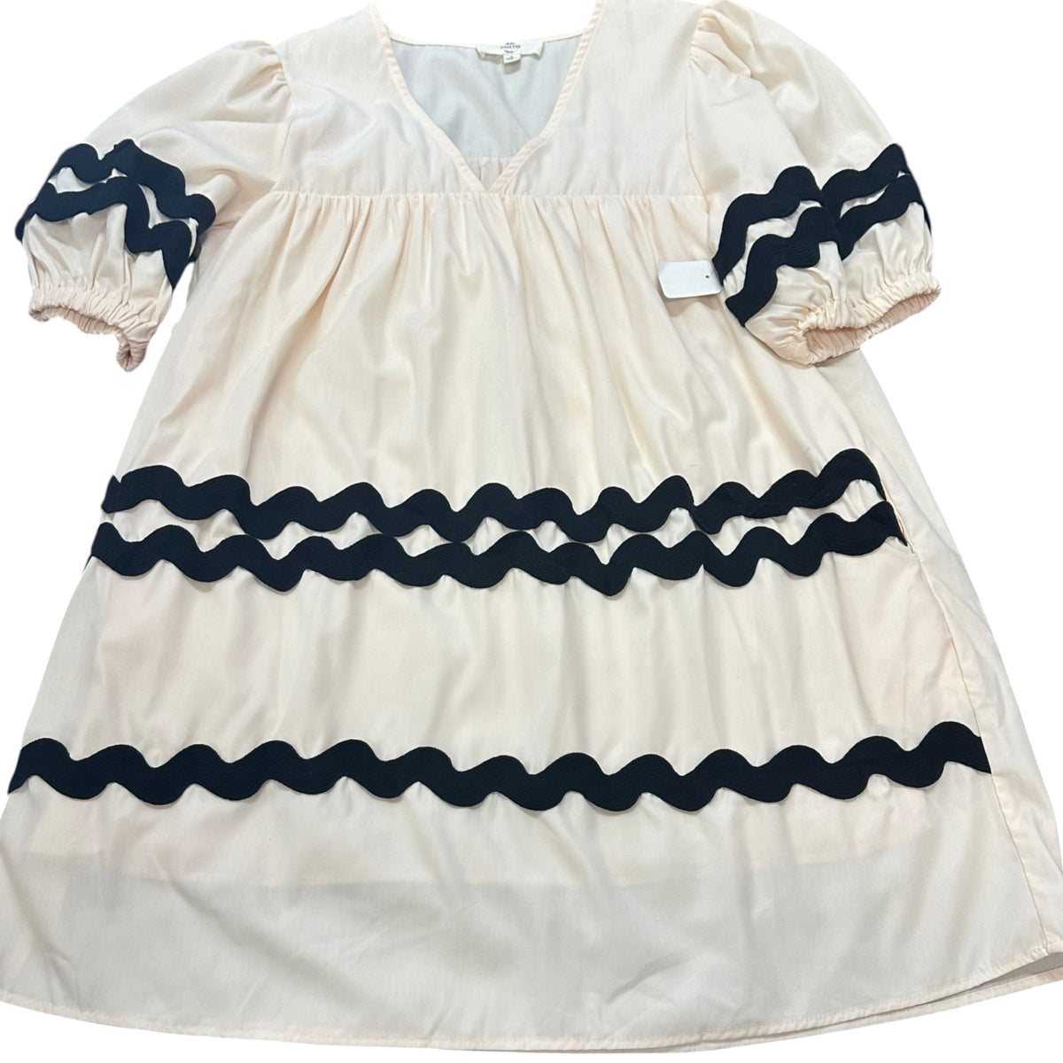 ENTRO RIC RAC DARLING BABYDOLL DRESS 14 SMALL