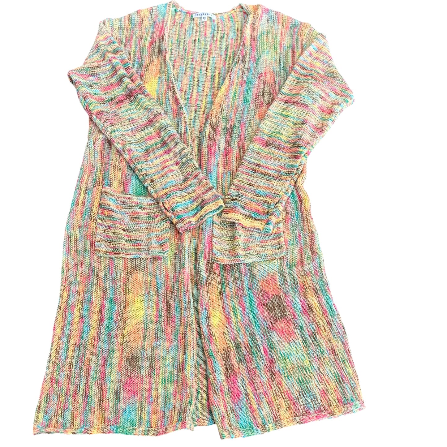 BLAKELY COLORFUL KNIT DUSTER CARDIGAN 7 ONE SIZE
